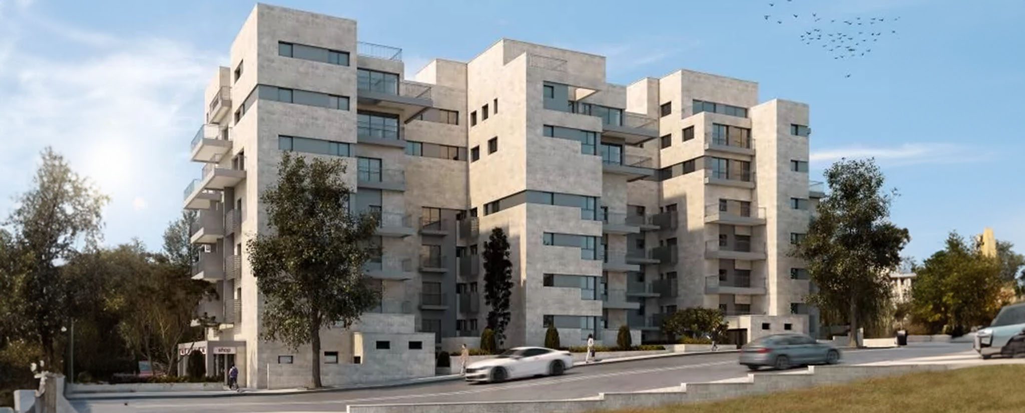 הדמיית הפרויקט בקריית משה